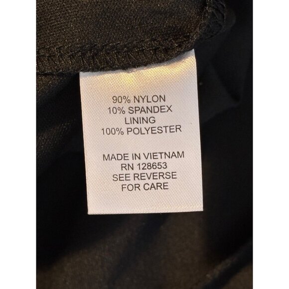 Ellen Weaver Black Overlay Lace Maxi Dress On/Off Shoulder Medium Elegant Gown - Picture 7 of 10